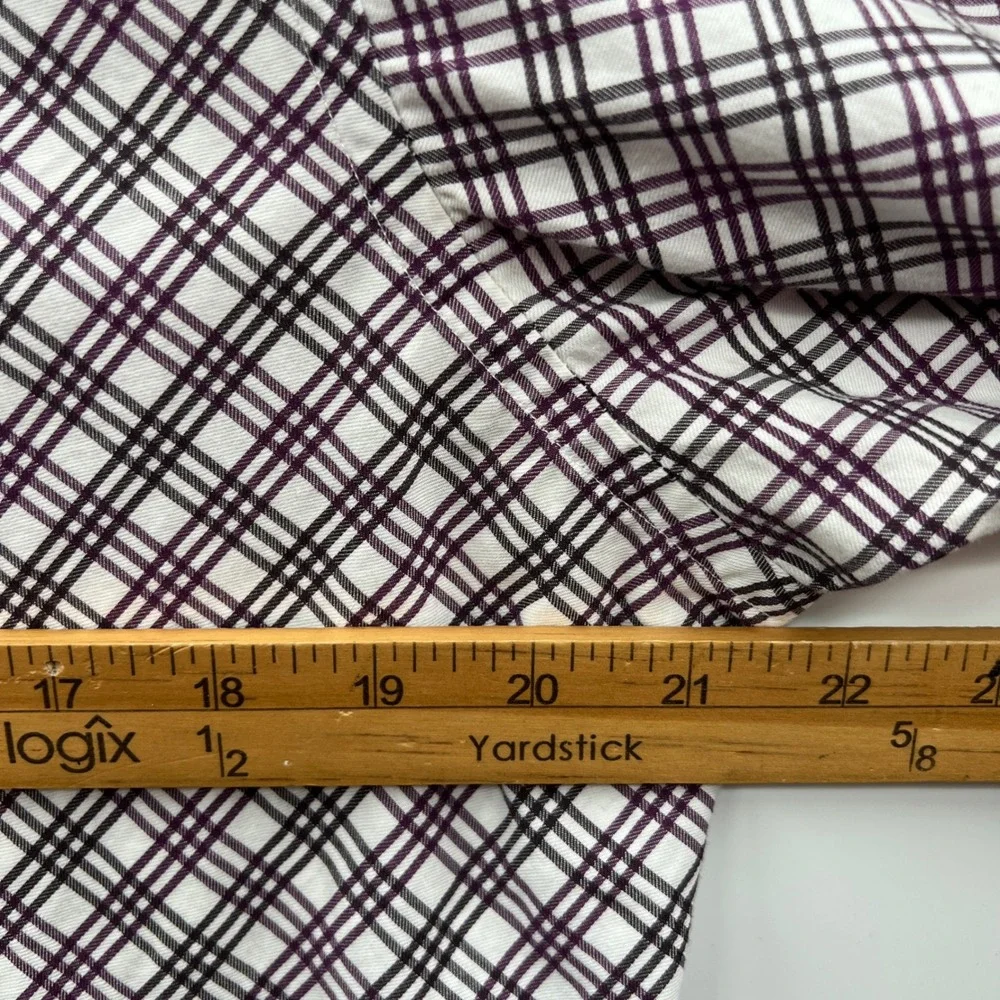 Banana Republic Slim Fit Mens Large‎ 16-16.5 Plaid Dress Shirt Button Up